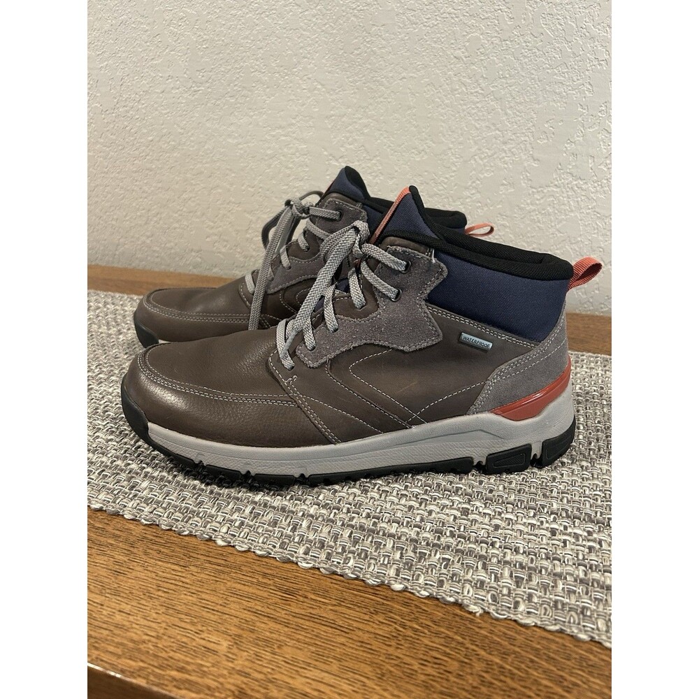 Dunham Glastonbury Mid Boot Waterproof Hiking Steel Gray Outdoors Leather 11.5